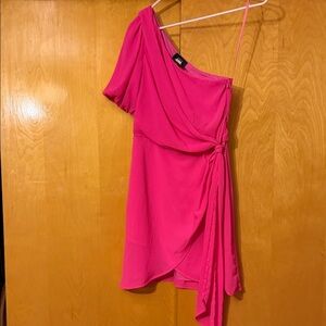 Vici Fuchsia Asymmetrical Dress